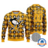 Pittsburgh Penguins Personalized Snow Tree Christmas Ugly Sweater