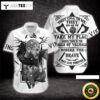 Ragnar Viking Black And White Happy Fathers Day Hawaiian Shirt