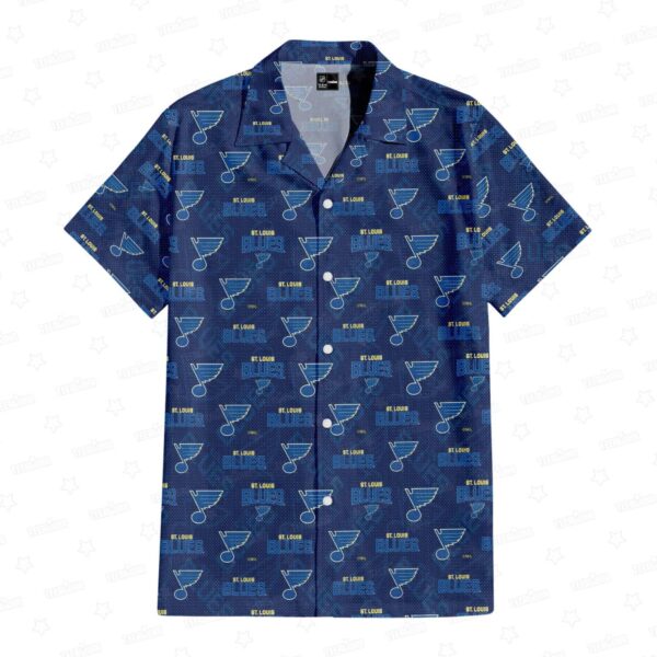 St Louis Blues Melodic Rhythm Hawaiian Shirt