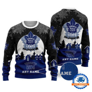 Toronto Maple Leafs Hockey New Design Litmited Christmas Ugly Sweater