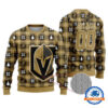 Vegas Golden Knights Personalized Snow Tree Christmas Ugly Sweater