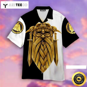 Vikings Happy Fathers Day Hawaiian Shirt
