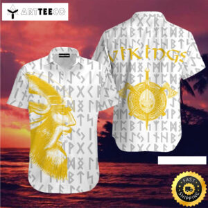 Vikings Warrior Happy Fathers Day Hawaiian Shirts