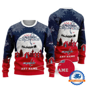 Washington Capitals Hockey New Design Litmited Christmas Ugly Sweater