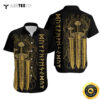 Yellow Viking Sword Happy Fathers Day Hawaiian Shirt